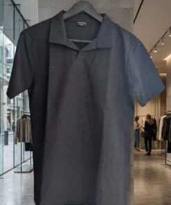 Breathable Polo T-Shirt – Graphite